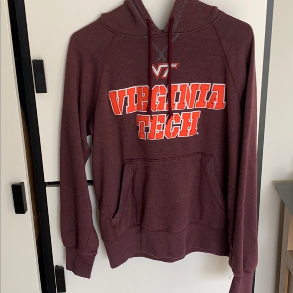 Champion Virginia Tech Hooded Sweatshirt Small